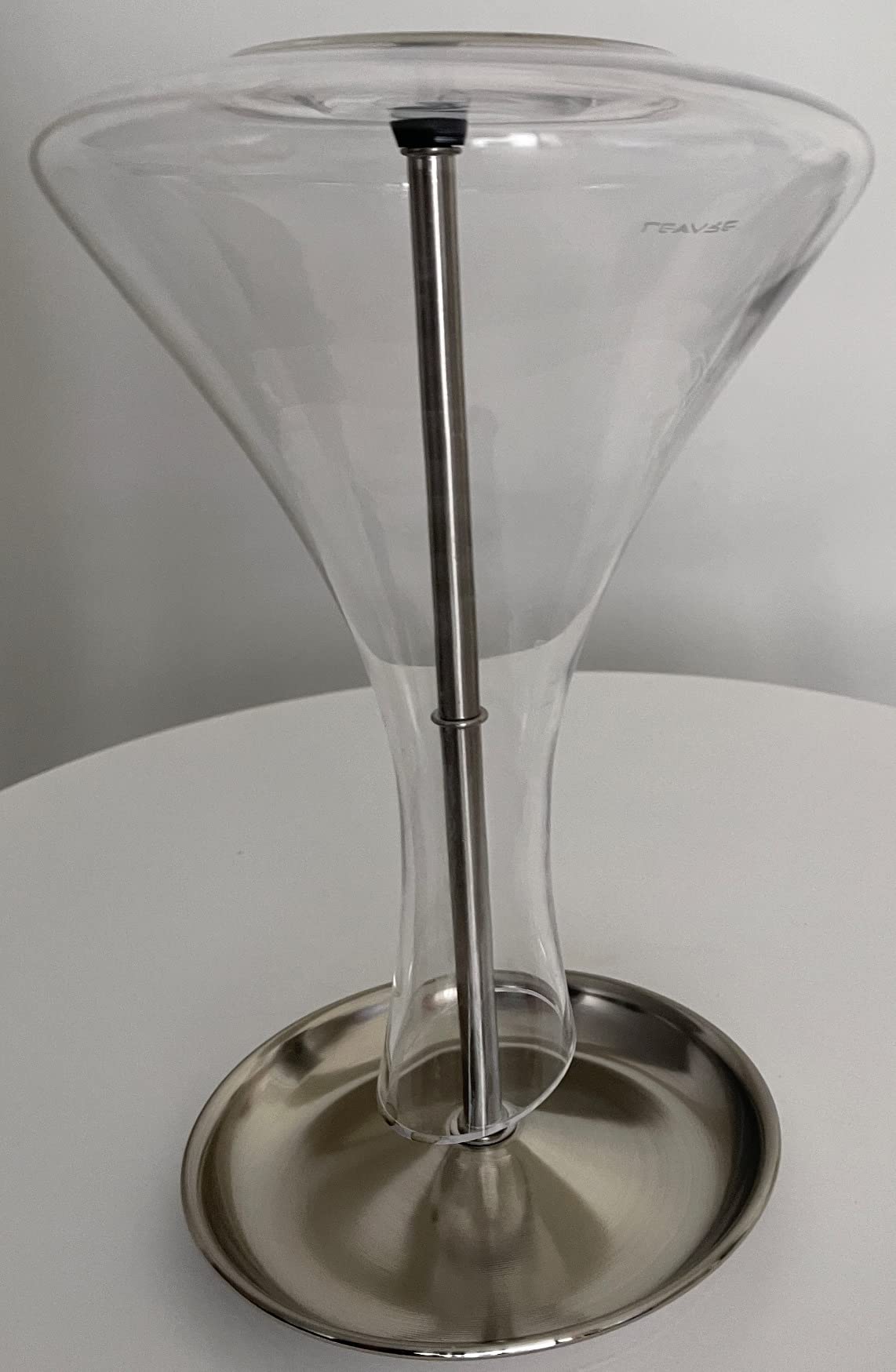 Wine Decanter Drying Stand with Silicone Head, Detachable Shelf with Drip Catching Base customer photo 2