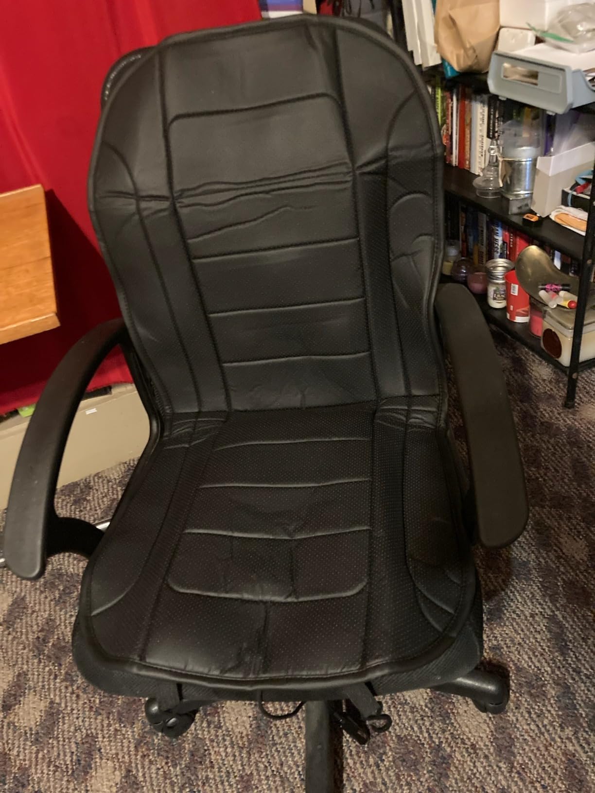 Heated Seat Cushion for Office Chair with Temperature Control and Timer, Back and Seat Heating - for Office/Home Use customer photo 1
