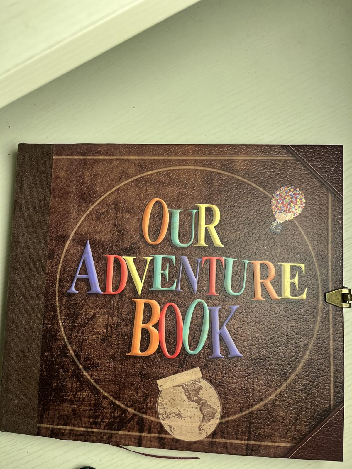 Our Adventure Book Vintage Scrapbook Journal | Travel memory album for couples, wedding gifts, photos, tickets, notes and DIY keepsakes customer photo 2