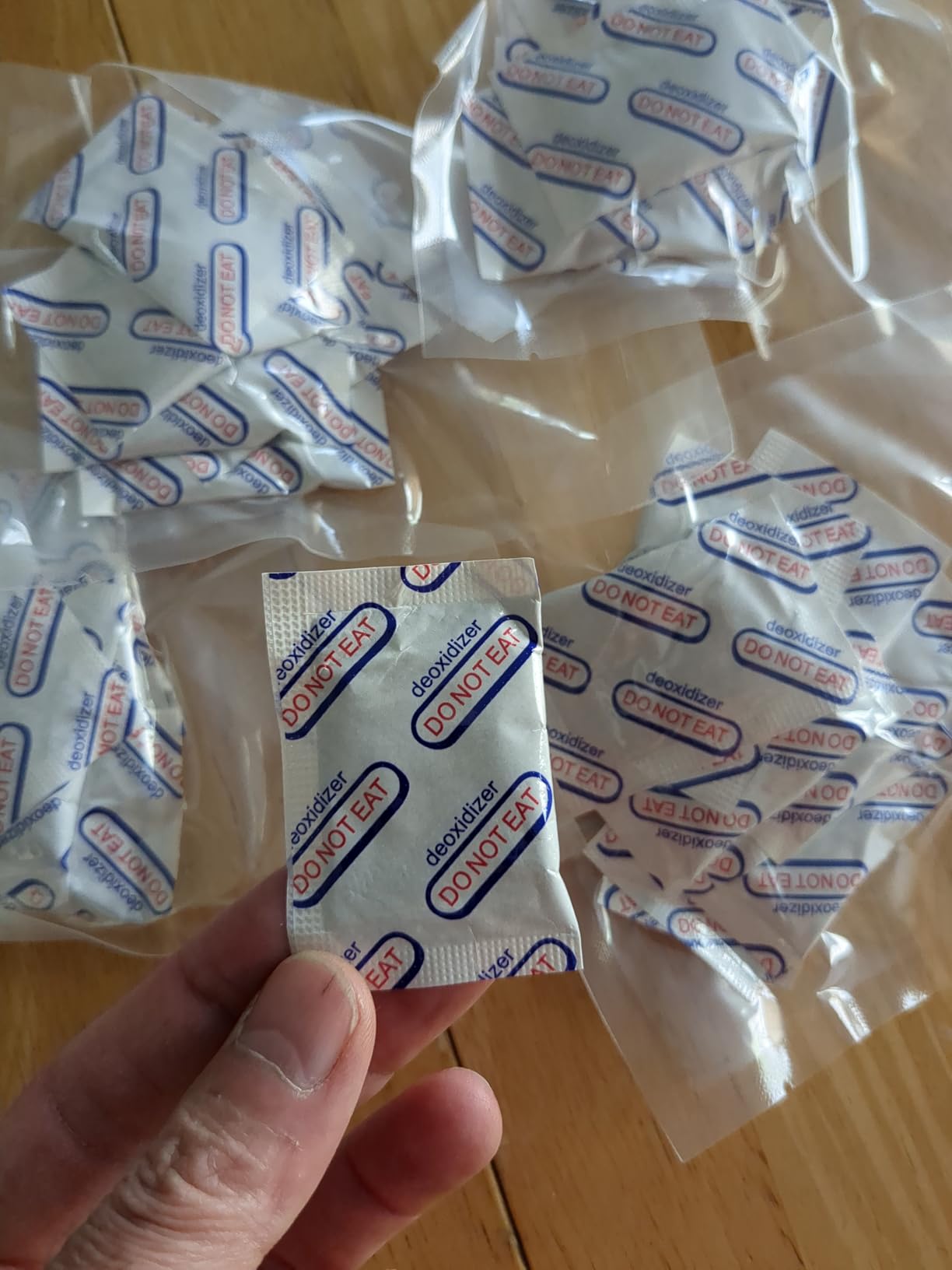 100pcs Mylar Bags for Food Storage 12 Mil Thick with 150x400cc Oxygen Absorbers & Labels, 3 Sizes (1 Gallon, 1 Quart, 1/2 Pint) - Stand-Up, Resealable & Heat Sealable for Long Term Food Storage customer photo 2