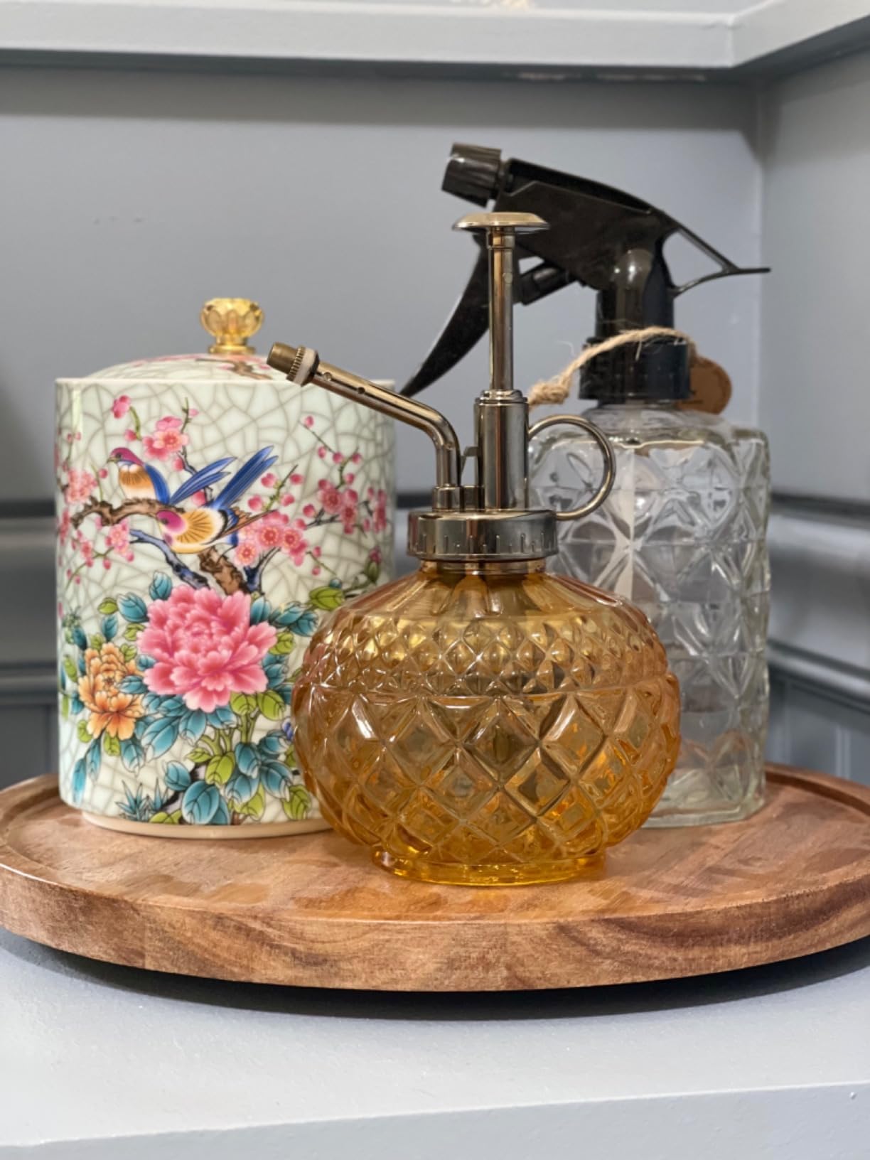 Enamel Ceramic Tea Caddy Tea Canister Tea Storage Container Tins Jar with Airtight Lid Water-proof Tank for Tea, Coffee, Herb, Sugar, Spice, Nuts customer photo 2