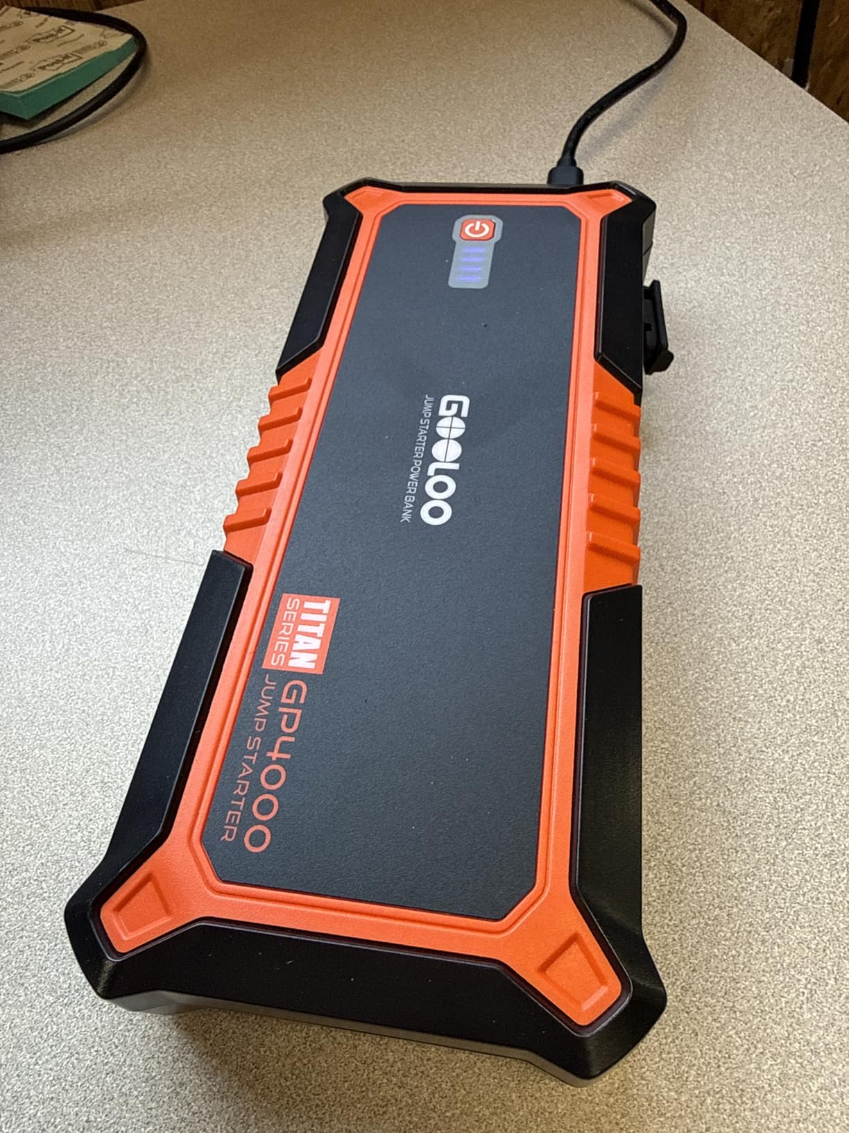 GOOLOO GP4000 Jump Starter - 4000A 12V Car Battery Jumper Starter Portable | SuperSafe Lithium Jump Box - Auto Battery Booster Power Pack - Spark-Proof - LED Light - For All Gas & 10 Diesel Engines customer photo 1