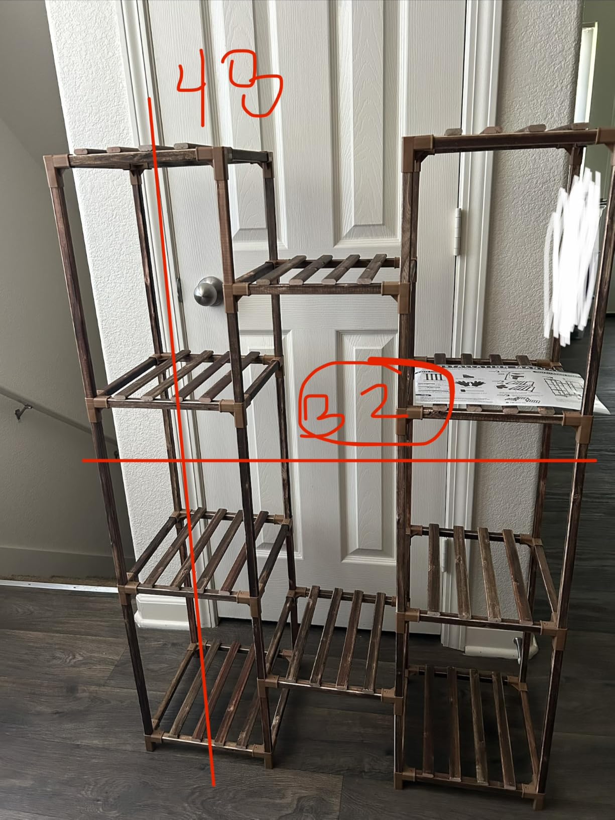 Uneedem Plant Stand Indoor Outdoor, 10 Tiered Plant Shelf Wood Plant Rack | Tall Plant Holder for Multiple Plants, Large Ladder Flower Stands for Living Room Patio Balcony Garden Corner Display customer photo 2