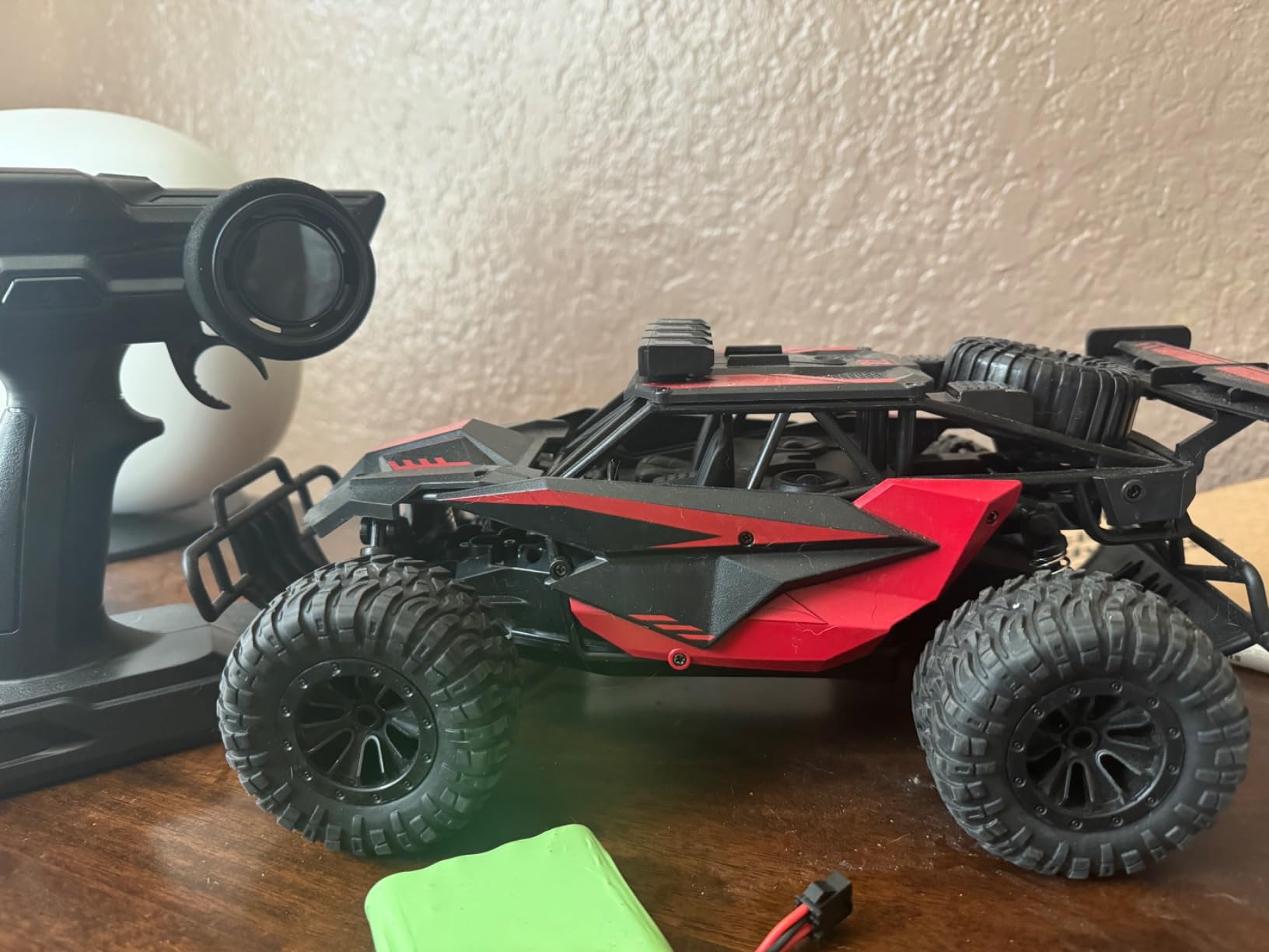 BLUEJAY Remote Control Car, 2.4GHz High Speed 33KM/H RC Cars Toys | 1:12 Monster RC Truck Off Road with LED Headlight and Rechargeable Battery Gifts for Adults Boys 8-12 customer photo 2