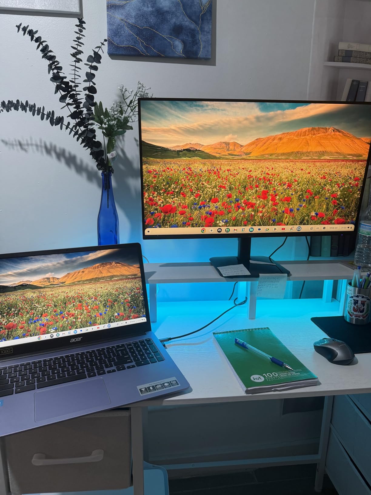 Acer KB242Y - 23.8 Inch IPS Zero-Frame Full HD (1920 x 1080) Monitor | Tilt | Up to 120Hz Refresh | 1ms (VRB) | sRGB 99% | HDMI & VGA Ports | Adaptive-Sync Support (FreeSync Compatible) customer photo 1