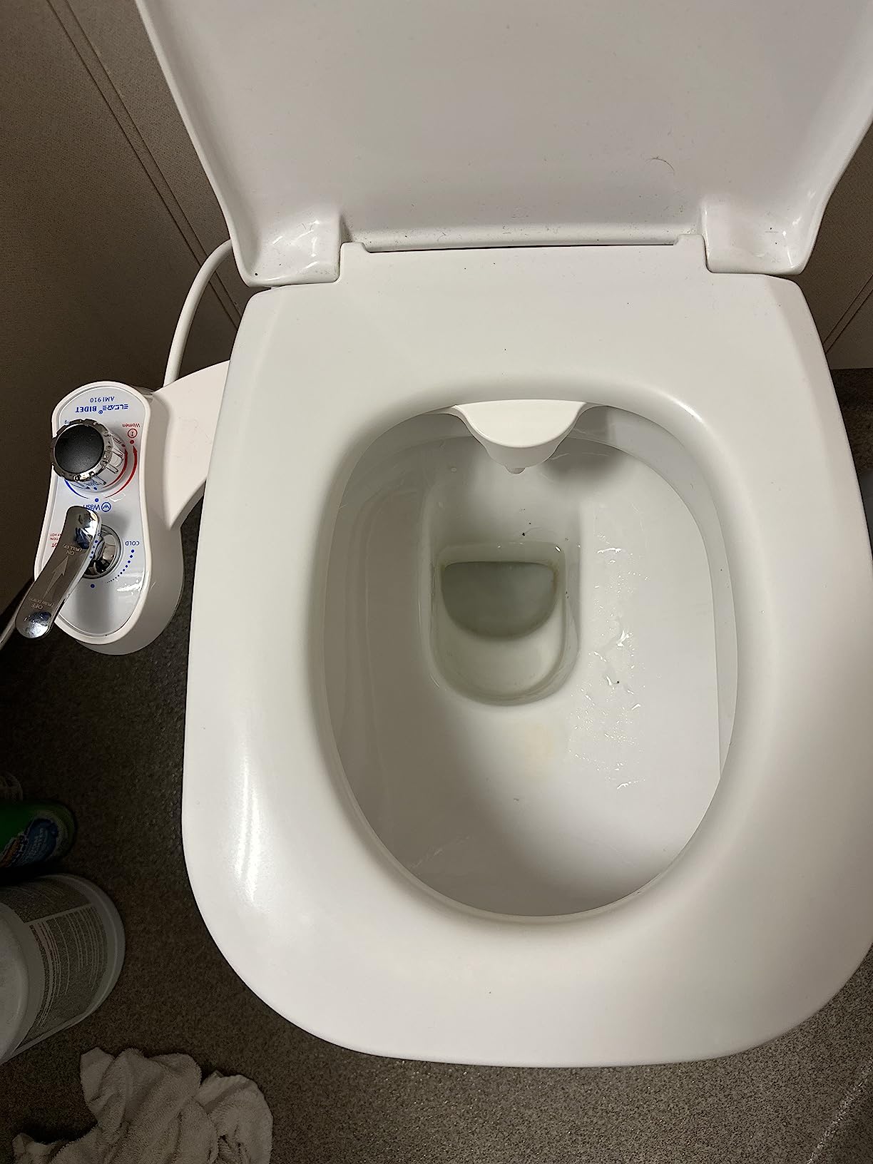 Doolv Hot and Cold Bidet Attachment for Toilet, Warm Water Bidet | Ultra Slim Non-Electric Bidet Attachment, Adjustable Pressure Self-Cleaning Nozzle, Rear & Feminine Wash, Easy Installation customer photo 1