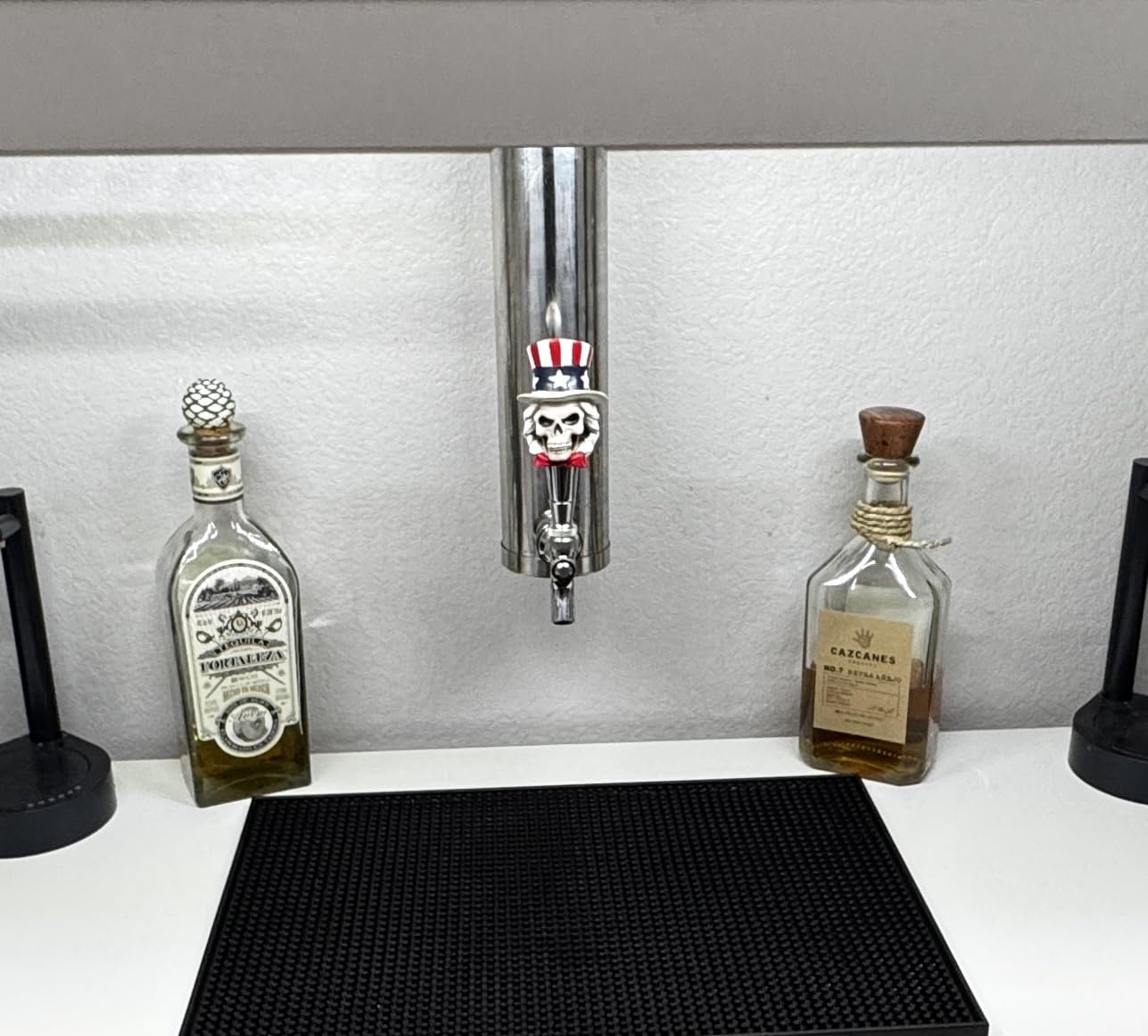 MRbrew Single Tap Draft Beer Tower, Support Countertop and Kegerator Installation, Stainless Core Beer Faucet Stainless Steel 3'' Flange Brewing Tower Dispenser Kit with Self-Closing Faucet Spring | Kegerator Beer Tap Tower, Countertop & Kegerator Mount, Pre-Assembled Lines With Faucet For Homebrew Beer Kombucha Dispensing customer photo 1