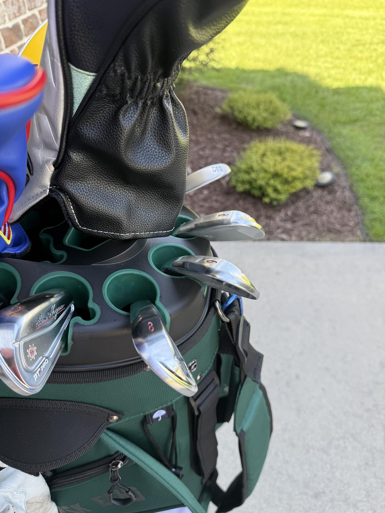 ASK ECHO T-Lock Golf Cart Bag, Quiet 14-Way Full-Length Divider | Keeps every club protected, organized and easy to access. Smart pocket layout keeps every essential within easy reach customer photo 1