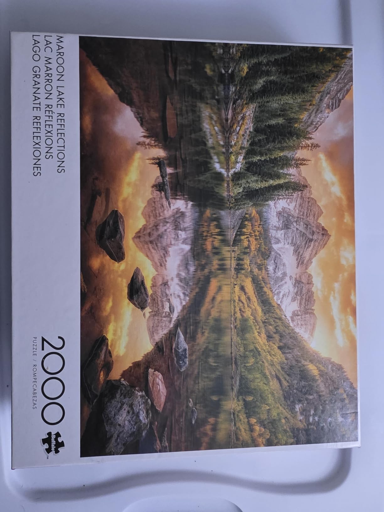 Buffalo Games Maroon Lake Reflections 2000 Piece Puzzle for Adults - Art by Joshua Snow, Recycled Board, Finished Size 38.50 x 26.50 in customer photo 1