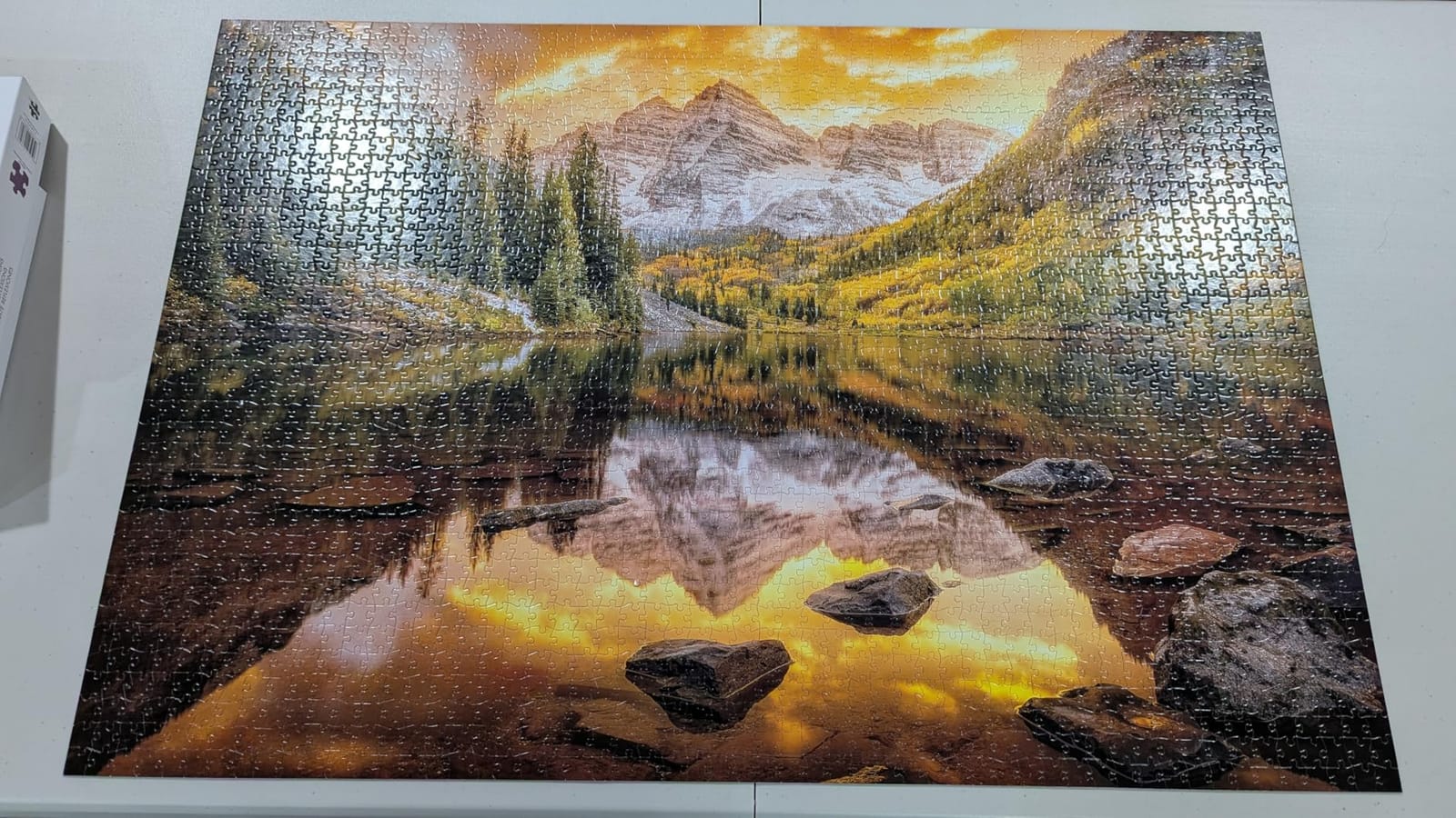 Buffalo Games Maroon Lake Reflections 2000 Piece Puzzle for Adults - Art by Joshua Snow, Recycled Board, Finished Size 38.50 x 26.50 in customer photo 2