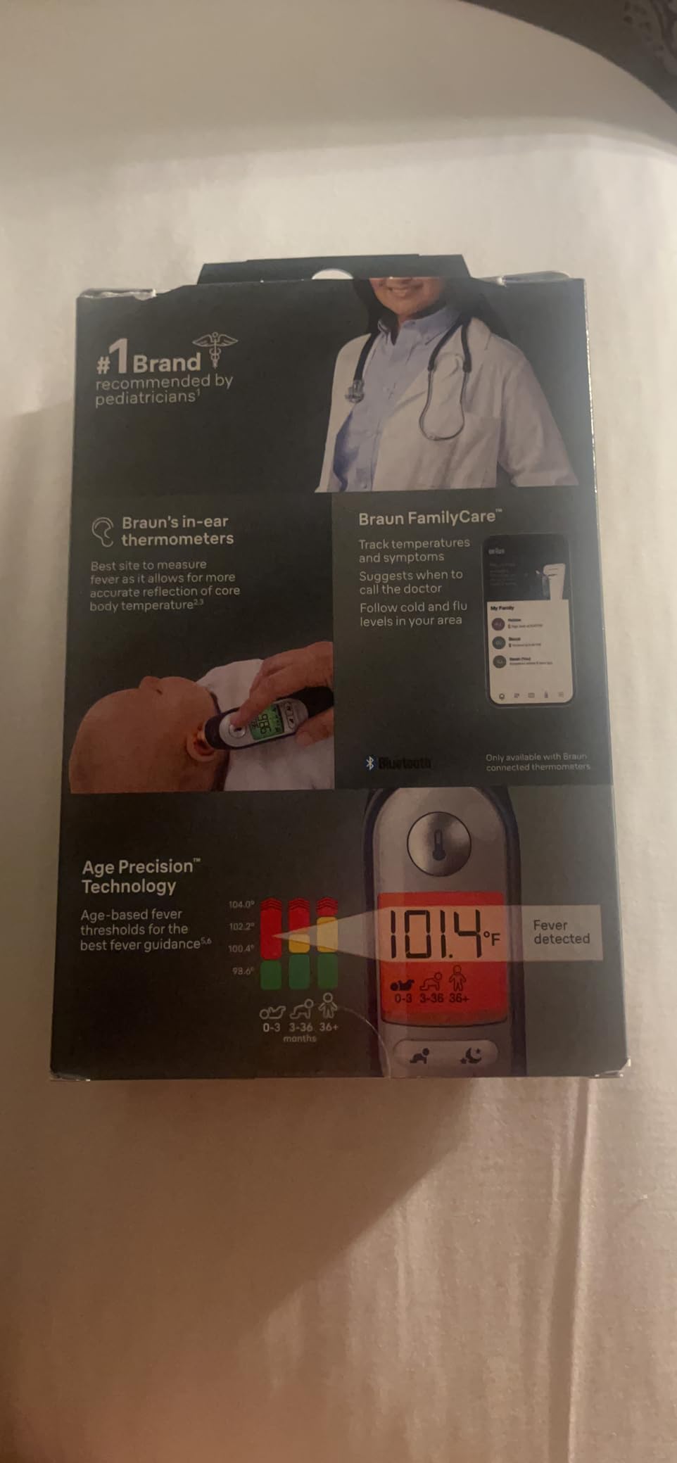 Braun ThermoScan 7+ Connect Digital Ear Thermometer for Kids | Family Care App Compatible, Age Precision Technology, Color-Coded Display, No. 1 Brand Recommended by Pediatricians customer photo 2