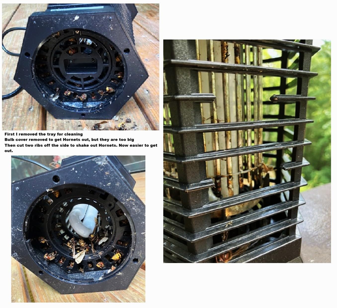 GOOTOP Bug Zapper Outdoor, Mosquito Zapper, 4200V 3 Prong Plug in Electric Fly Zapper, Mosquito Killer, Fly Traps, Flying Insects Zapper Indoor Outdoor, ABS Plastic Outer (Black) customer photo 1