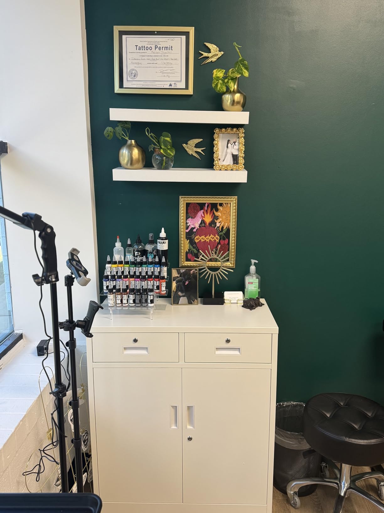 BESFUR Metal Garage Storage Cabinet with 2 Locking Doors and 2 Adjustable Shelves, 36