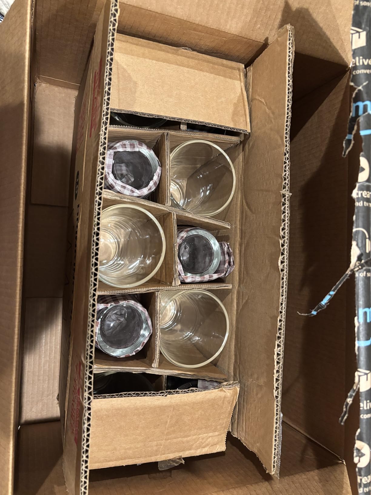 Le'raze 10pc Stackable Drinking Glasses, 16oz Clear Glass Cup Glassware Set | Dishwasher Safe, Freezer Proof, Lead & BPA Free, Heavy Base Highball Water Glasses, Tall Glass Beer Bar Tumblers, Giftable customer photo 1