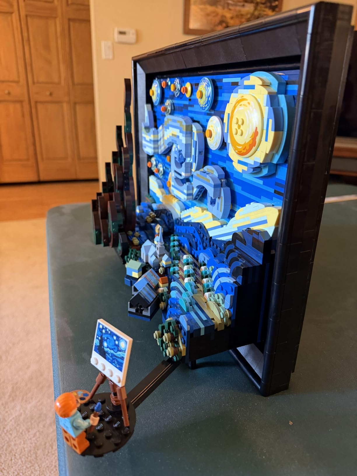 Ideas Vincent Van Gogh The Starry Night - Building Set for Adults, Ages 18+ - Beautifully Detailed Home Wall Art Decor - Gift for Men & Women - 21333 customer photo 2