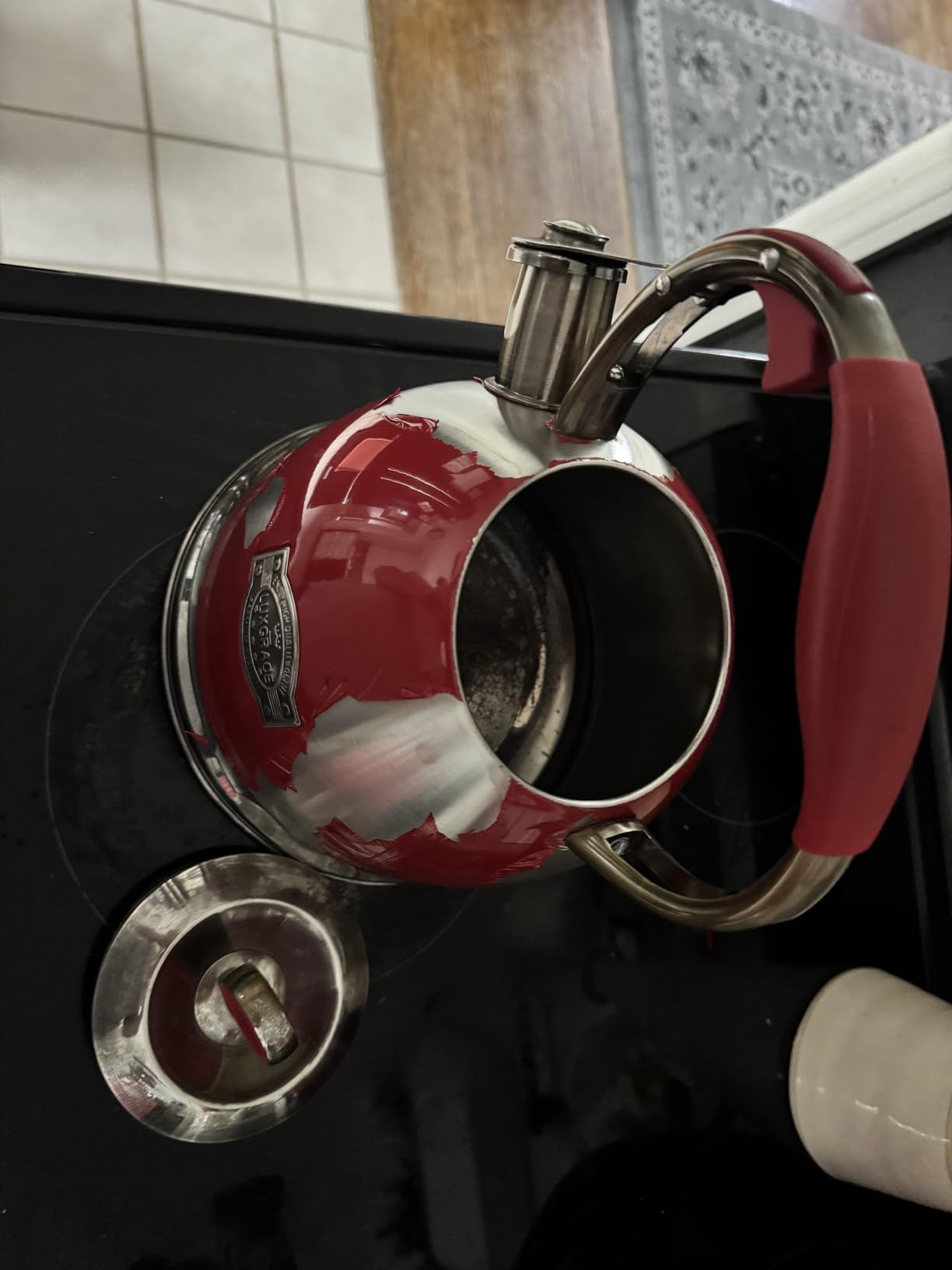 Whistling Stovetop Tea Kettle Food Grade Stainless Steel, Hot Water Fast to Boil for Stove Top-3.0Q customer photo 1