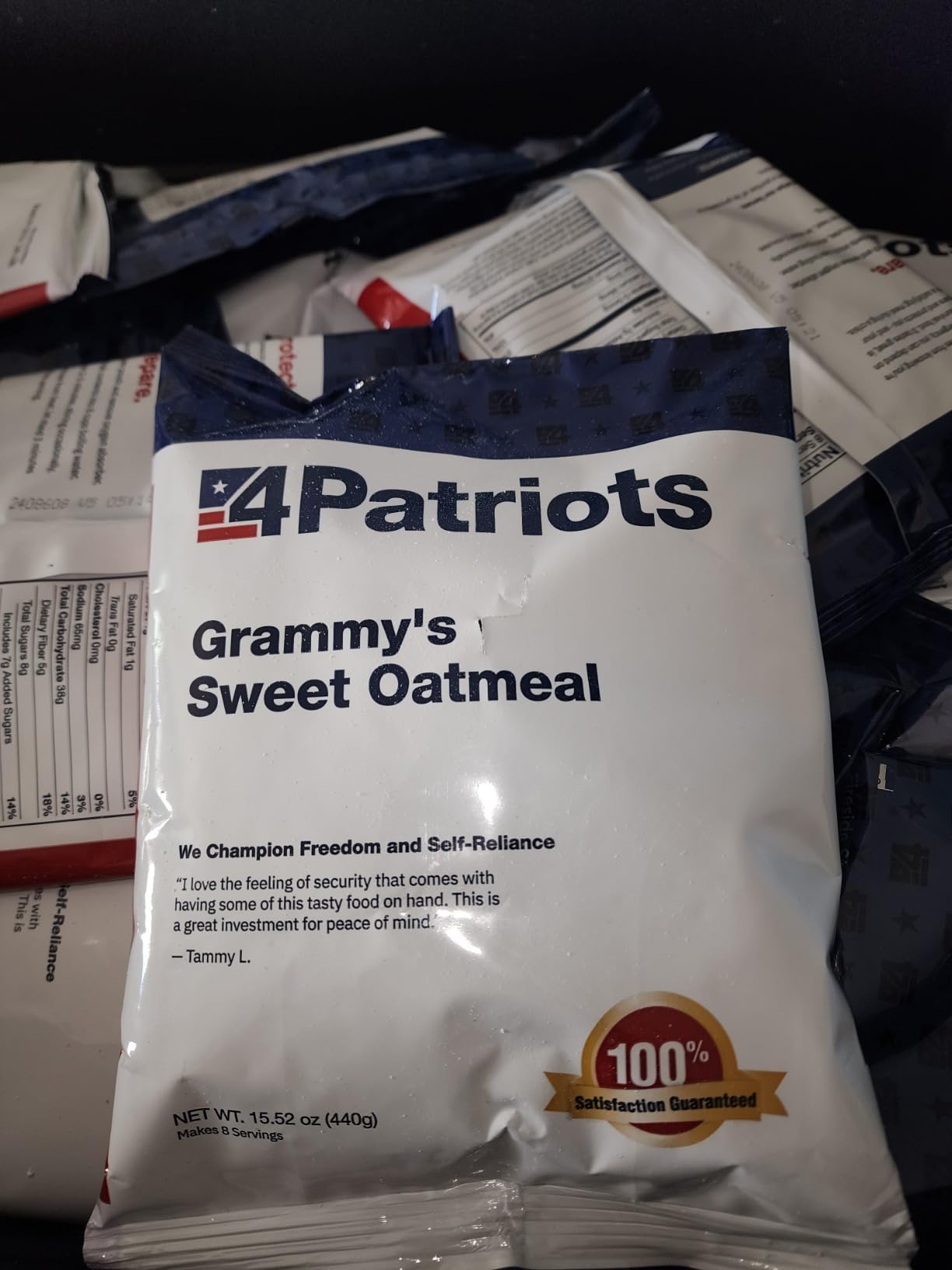 4Patriots 6-Month Survival Food Kit: Emergency Food Supply Designed to Last 25 Years, 1,376 Servings customer photo 2