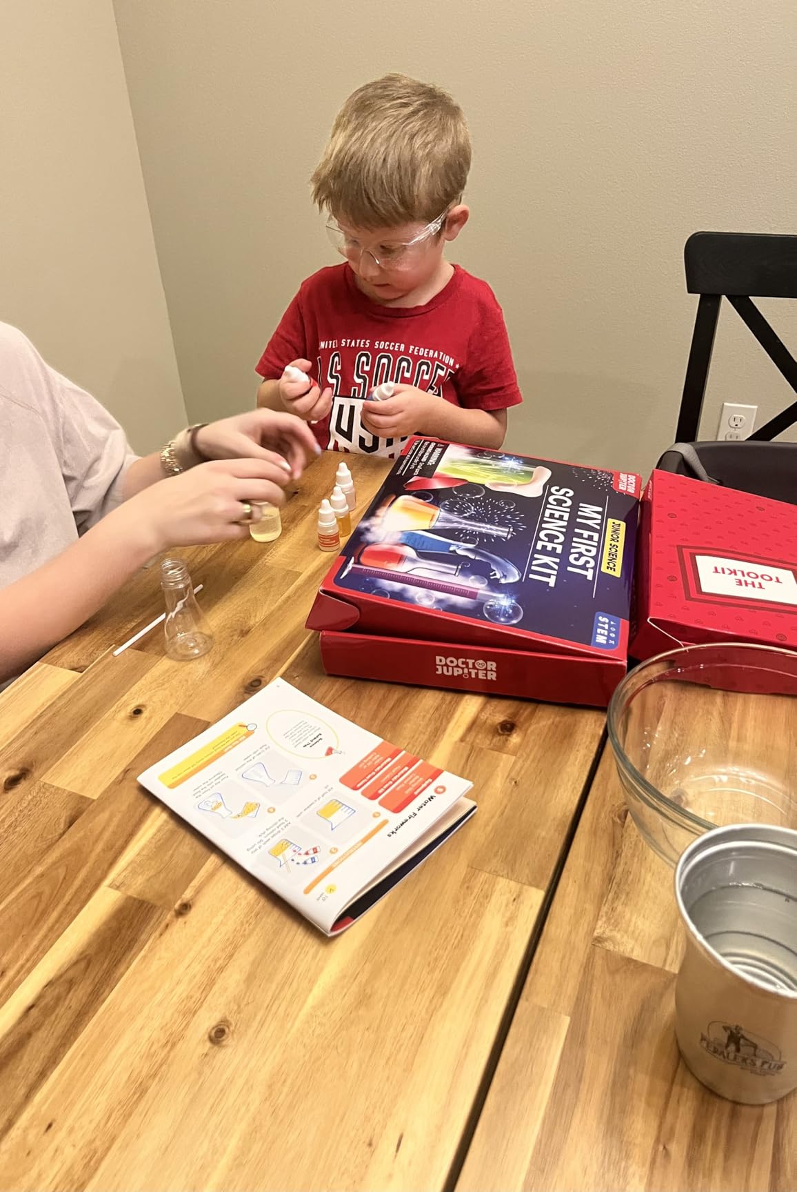 Doctor Jupiter My First Science Experiments Kit for Kids Ages 4+ | Birthday Gift Ideas for Boys & Girls 4, 5, 6, 7, 8 Year Olds, Science Kits for Kids Ages 5-7, STEM Educational Toys customer photo 2