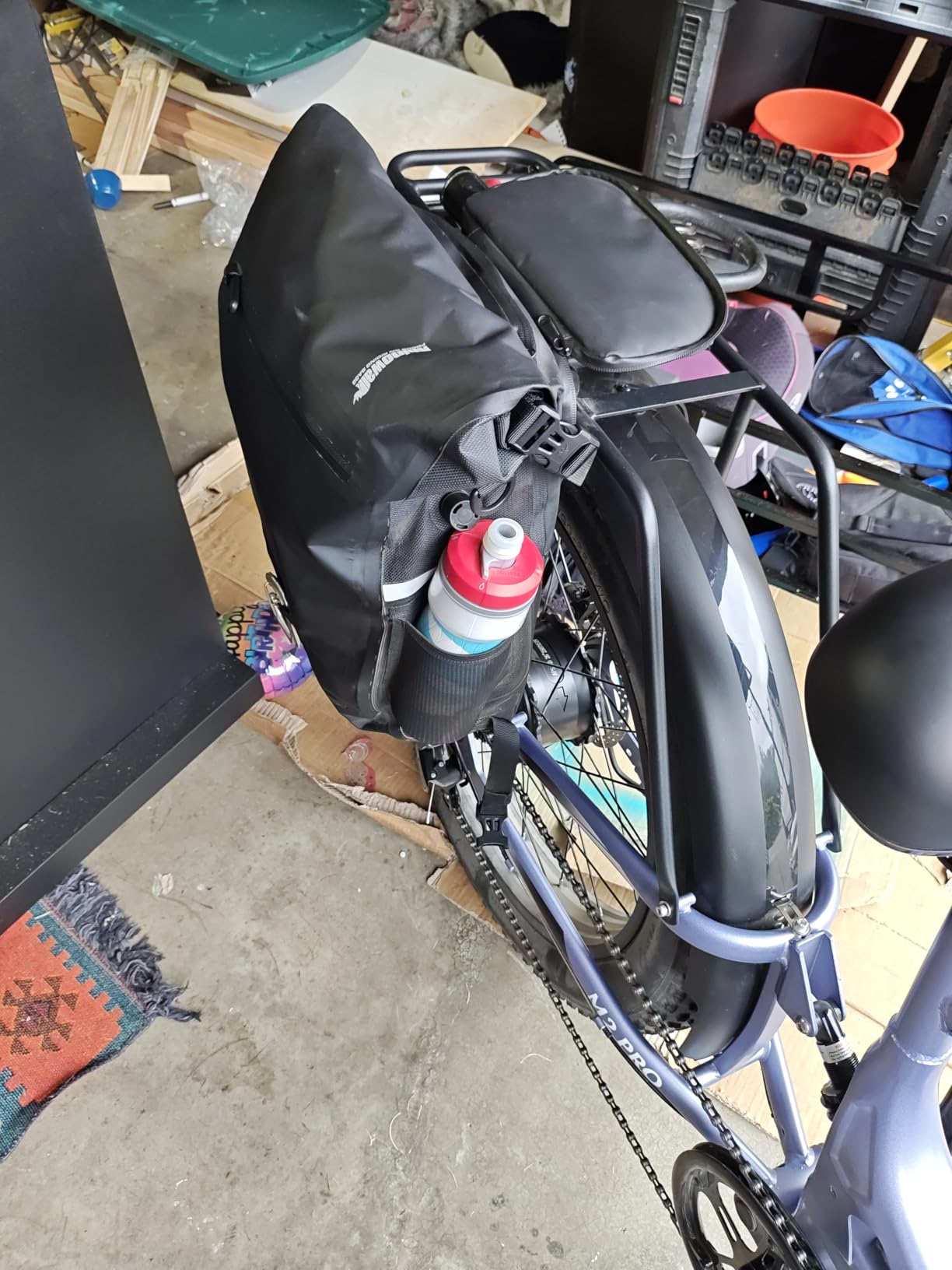 Rhinowalk Bike Pannier Bag Waterproof 22L Bicycle Rear Rack Trunk Bag for Cycling Bicycling Traveling Riding customer photo 2
