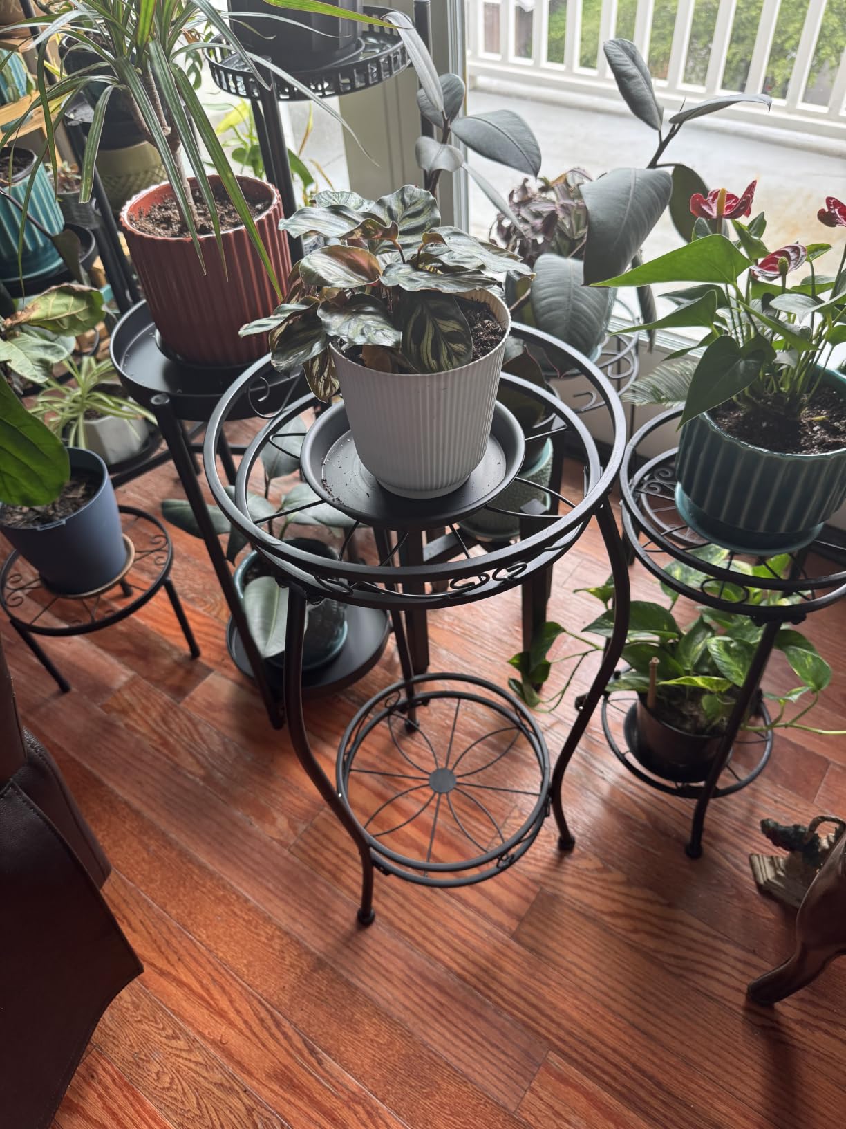 MOCORY Plant Stand Indoor Outdoor, 2 Tier 27.1