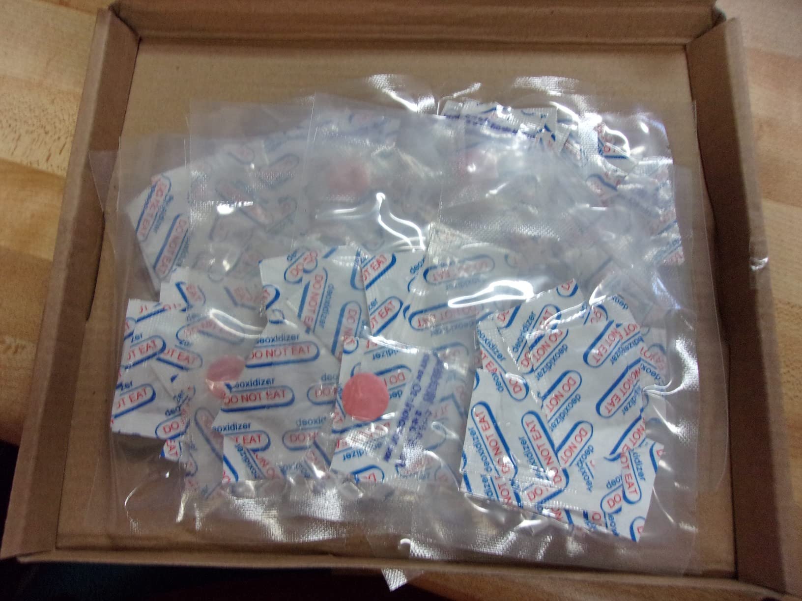 120 Packs 500CC Food Grade Oxygen Absorbers (10 Pack in Individual Vacuum Bag), Oxygen Absorbers For Long Term Food Storage with Oxygen Indicator, Works in Mylar Bags, Mason Jars, and Vacuum Bags customer photo 2