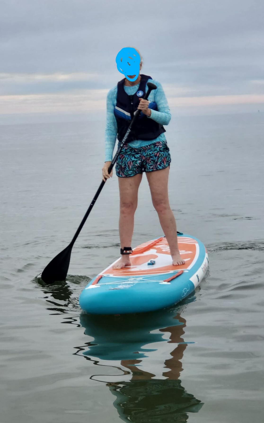 FunWater Inflatable Stand Up Paddle Board with Beginners SUP Accessories | 10'6''/11'/11'6 SUP, Anti-Slip EVA Deck, Versatile Yoga/Family Inflatable Paddle Boards for Adults & Youth of All Skill Levels customer photo 1