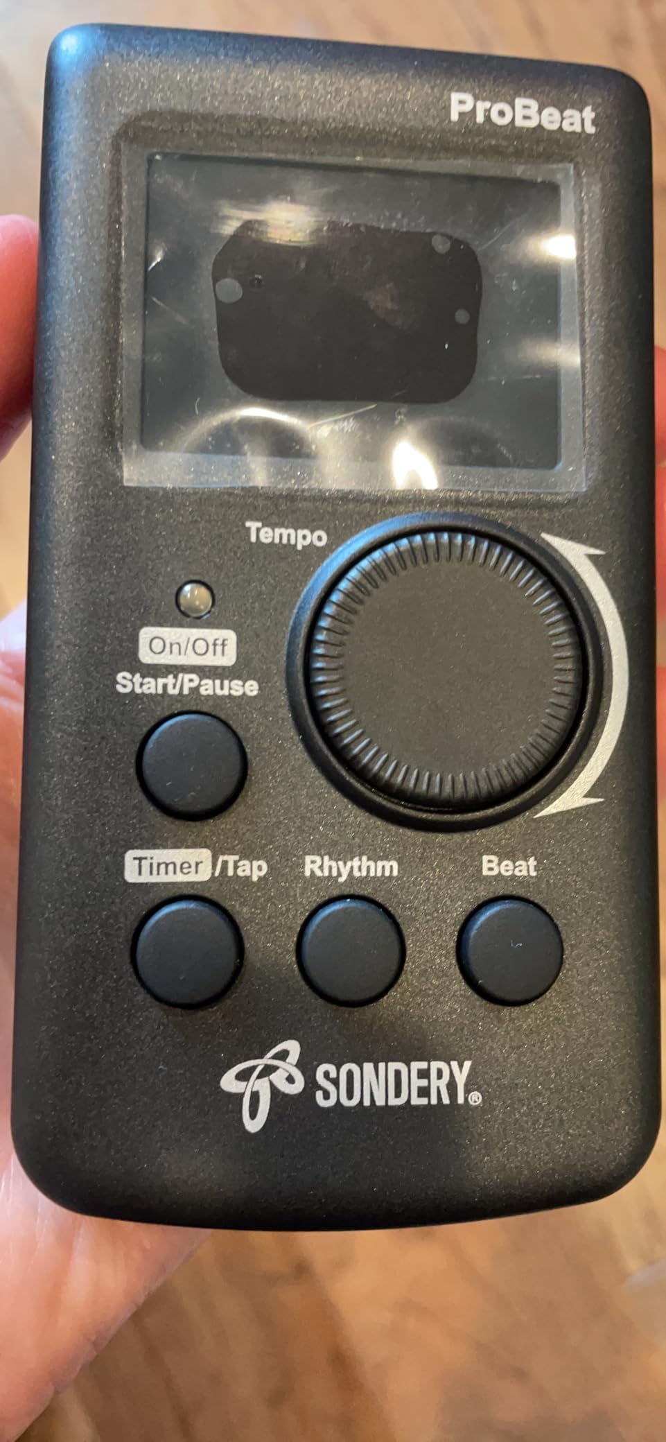 Sondery Digital Metronome Rechargeable Vocal Counting for Piano Guitar Drum | Timer Function, Large Display, Easy to Use,English Vocal Counting, Compatible with All Instruments customer photo 2