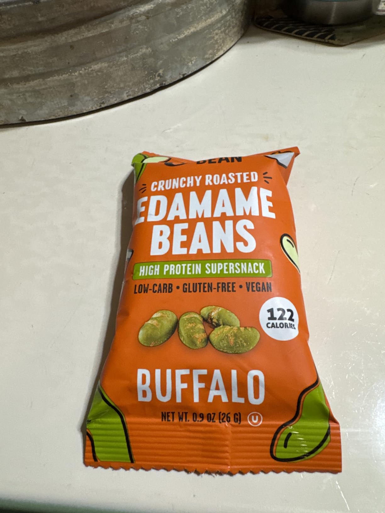 The Only Bean Crunchy Roasted Edamame - Healthy Snacks for Adults and Kids (Variety Pack), Low Carb Keto Snack Food, Vegan Gluten Free High Protein Snacks (11g), Office Snack, 0.9oz 24 pack customer photo 1