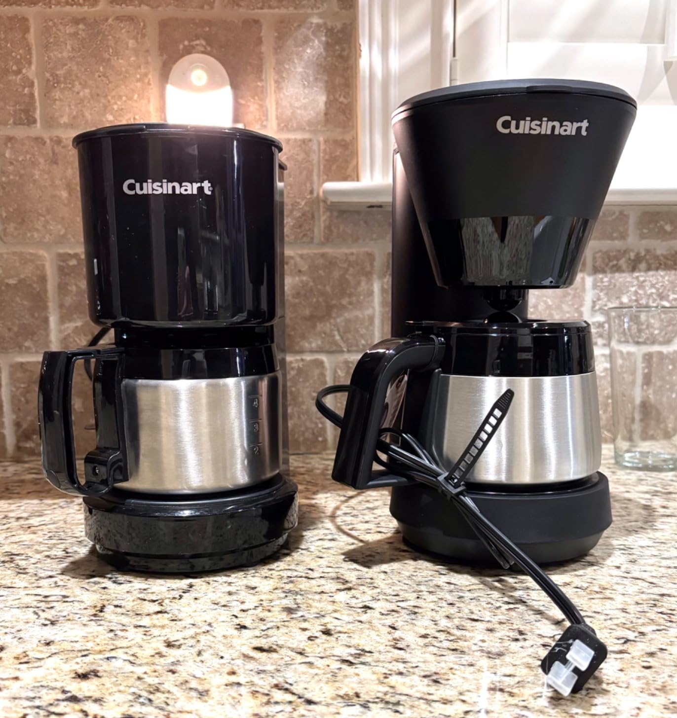 Cuisinart 5-Cup Coffee Maker with Stainless Steel Carafe, Coffee Machine with Removable Water Reservoir, Charcoal Water Filter, 30-Minute Keep Warm, and Brew Pause, DCC-5570NAS, Stainless Steel customer photo 1