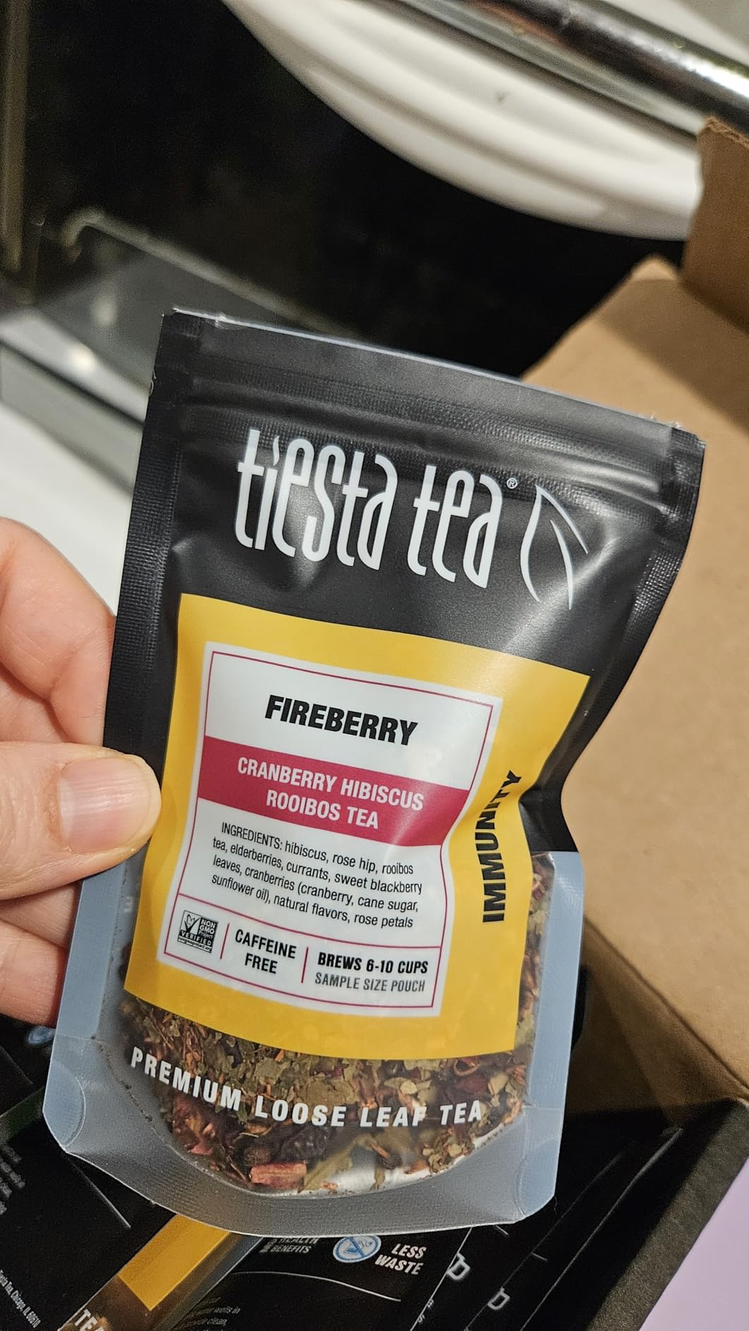 Tiesta Tea - Single Origin Tea Sampler Dry Flight Set, Loose Leaf | High to Low Caffeine, Makes Hot & Iced, Assorted Brew Sets with Green, White, Black & Oolong, 7 Resealable Sample Pouches customer photo 2