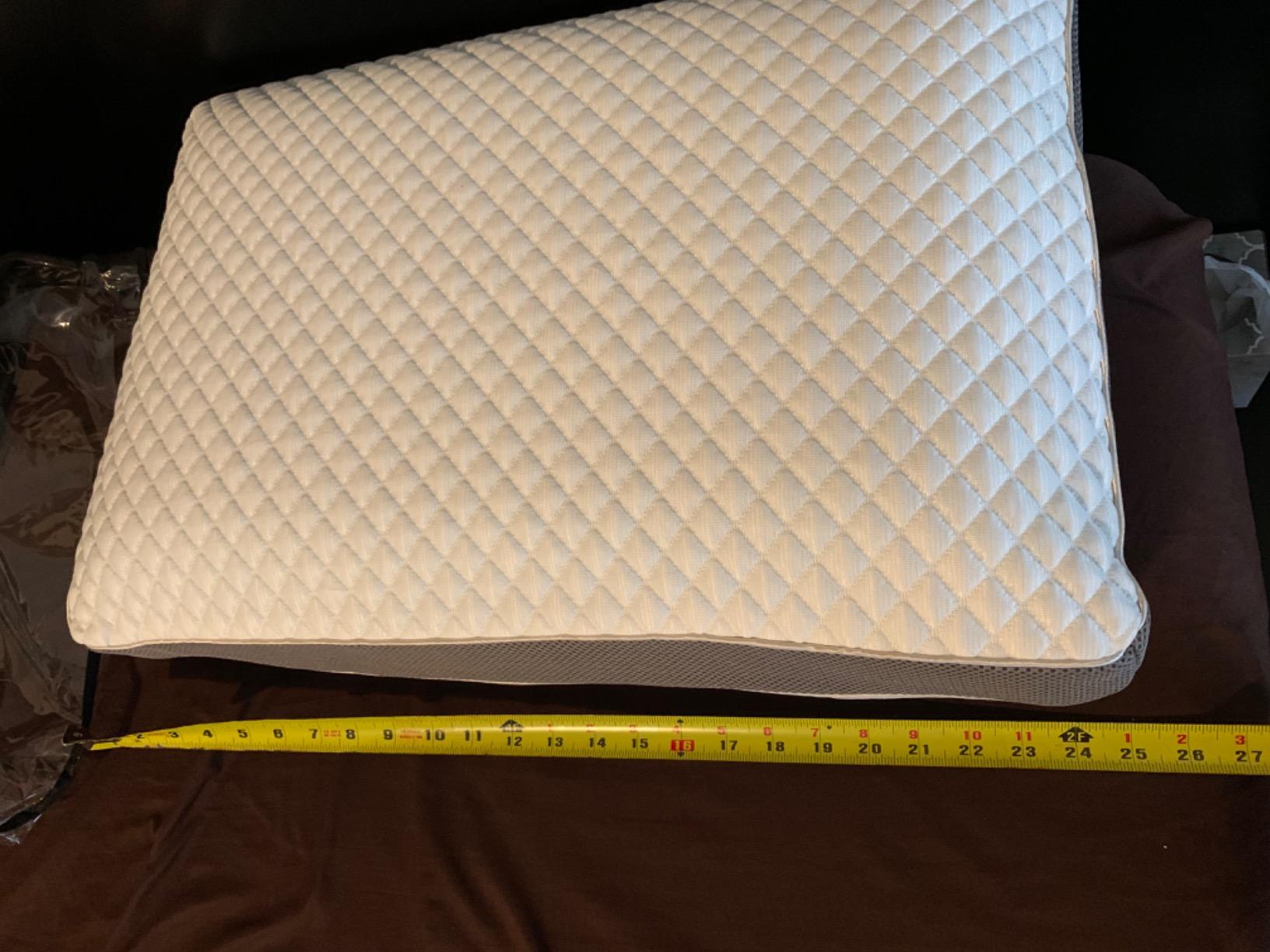 Perfect Cloud Memory Foam Pillow, Cooling Design, Adjustable Loft | Dual Temperature Pillow With Breathable Design For Back, Side & Combination Sleepers customer photo 1