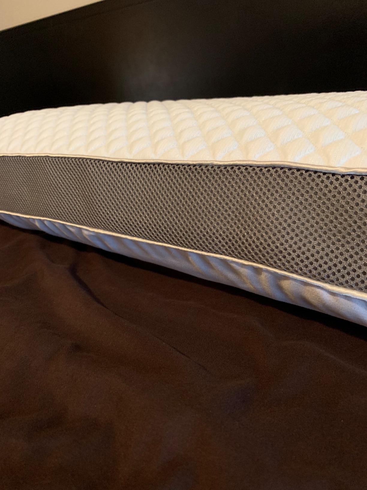 Perfect Cloud Memory Foam Pillow, Cooling Design, Adjustable Loft | Dual Temperature Pillow With Breathable Design For Back, Side & Combination Sleepers customer photo 2