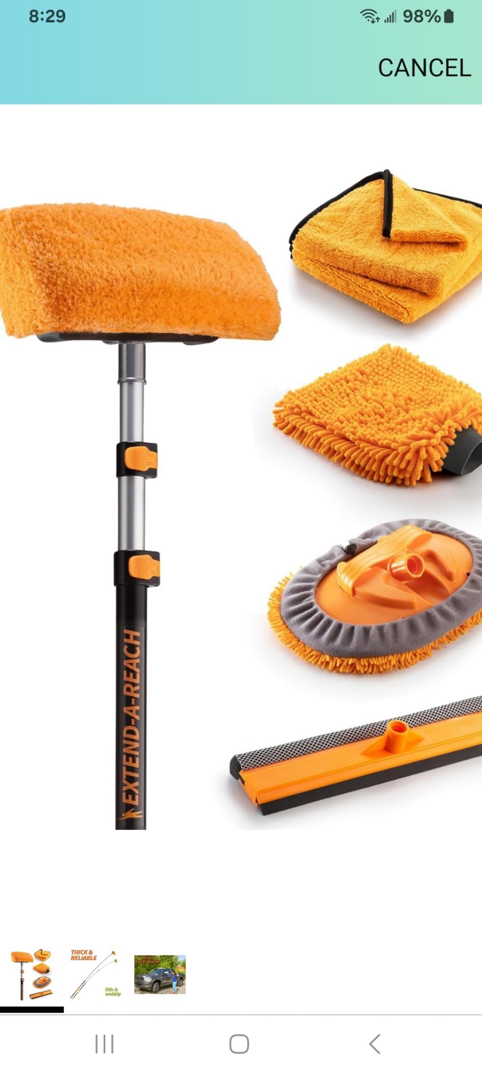 Car & RV Wash Brush Kit with 48-144