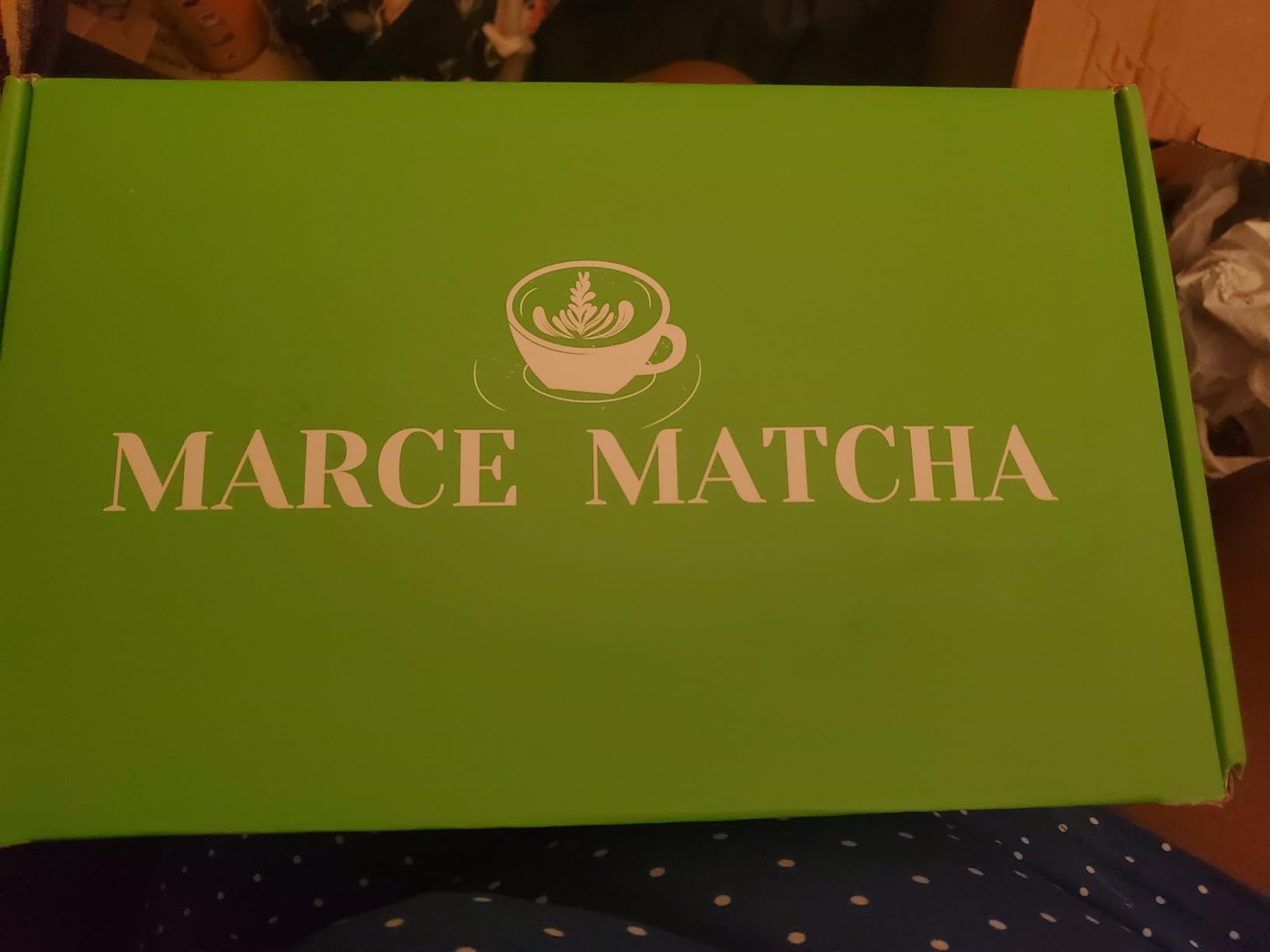 Marce Matcha Whisk Set - Matcha Set includes Matcha Whisk and Bowl with Spout, Sifter, Holder and Scoop - The Perfect Bamboo Whisk for Matcha Tea (White) customer photo 2