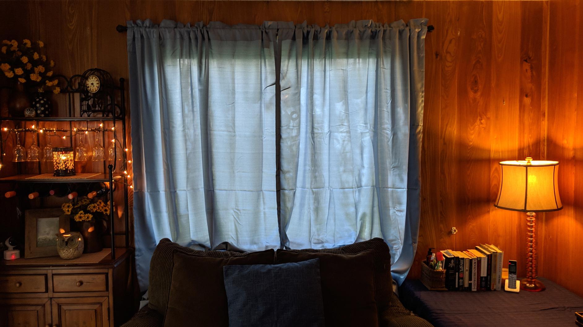 Sun Zero Barrow Energy Efficient Rod Pocket Curtain Panel Pair 54