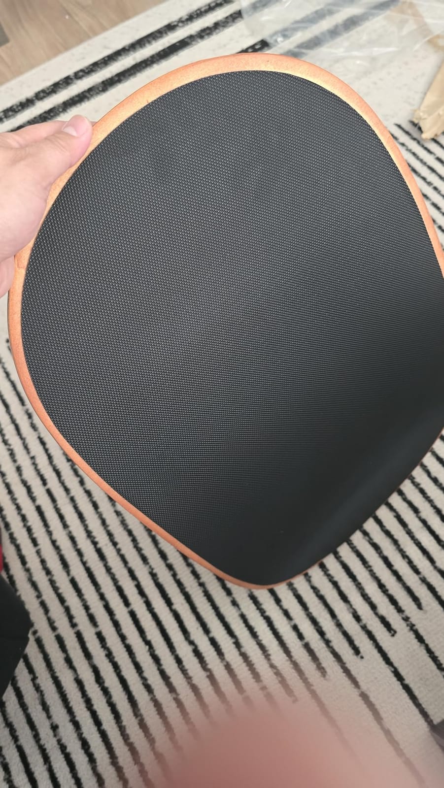 Trobing Standing Desk Mat Balance Board with Rollerball, Wooden Wobble Anti Fatigue Mat Balance Board for Standing Desk, Home Office Non-Slip Comfort Floor Mat to Relieve Foot, Knee, and Back Pain customer photo 2