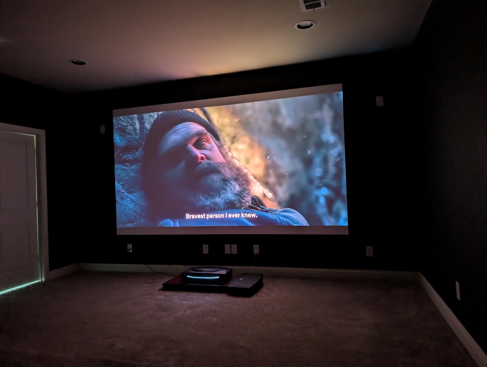 AWOL VISION LTV-2500 4K UHD Ultra Short Throw Triple Laser Projector with Dolby Vision & Atmos, Active 3D, 150 inch, HDR10+, UST Laser TV Projector (Fire TV Stick 4K Max included) customer photo 2