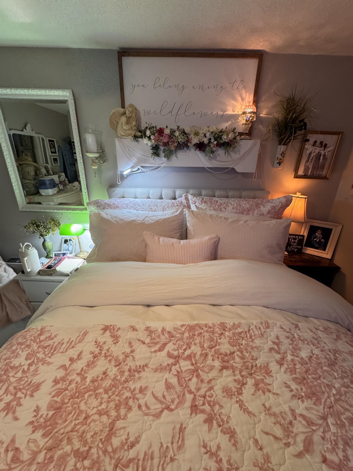 Laura Ashley - Queen Cotton Quilt with Shams, Reversible 3-Piece Bedding | 100% Cotton Cover, Cotton Blend Fill, Prewashed Softness, Matching Shams Included, Medium Weight, Machine Washable customer photo 2