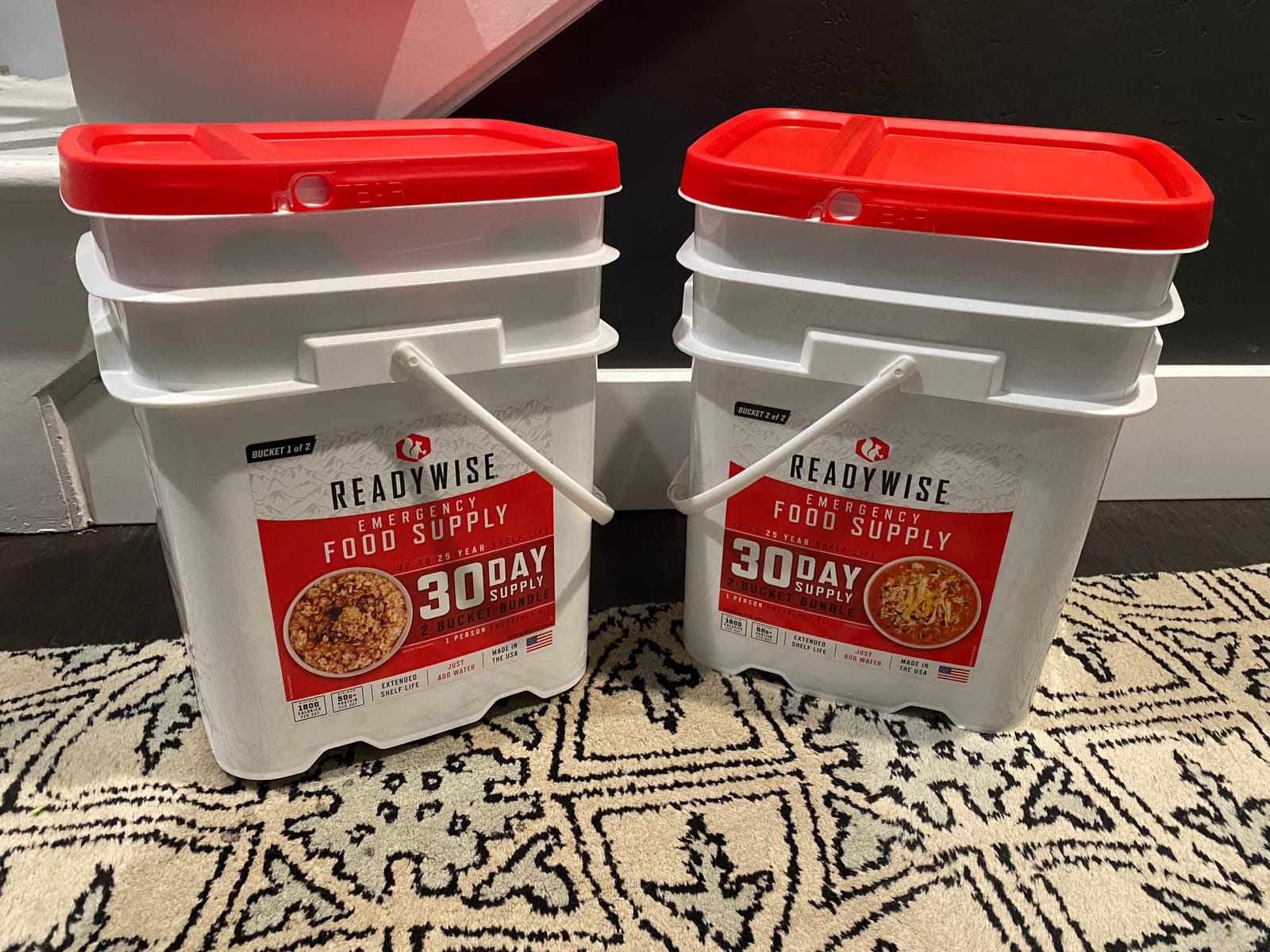 READYWISE Emergency Food Survival Supply 12 Buckets 1,788 Serving 6 Months customer photo 2