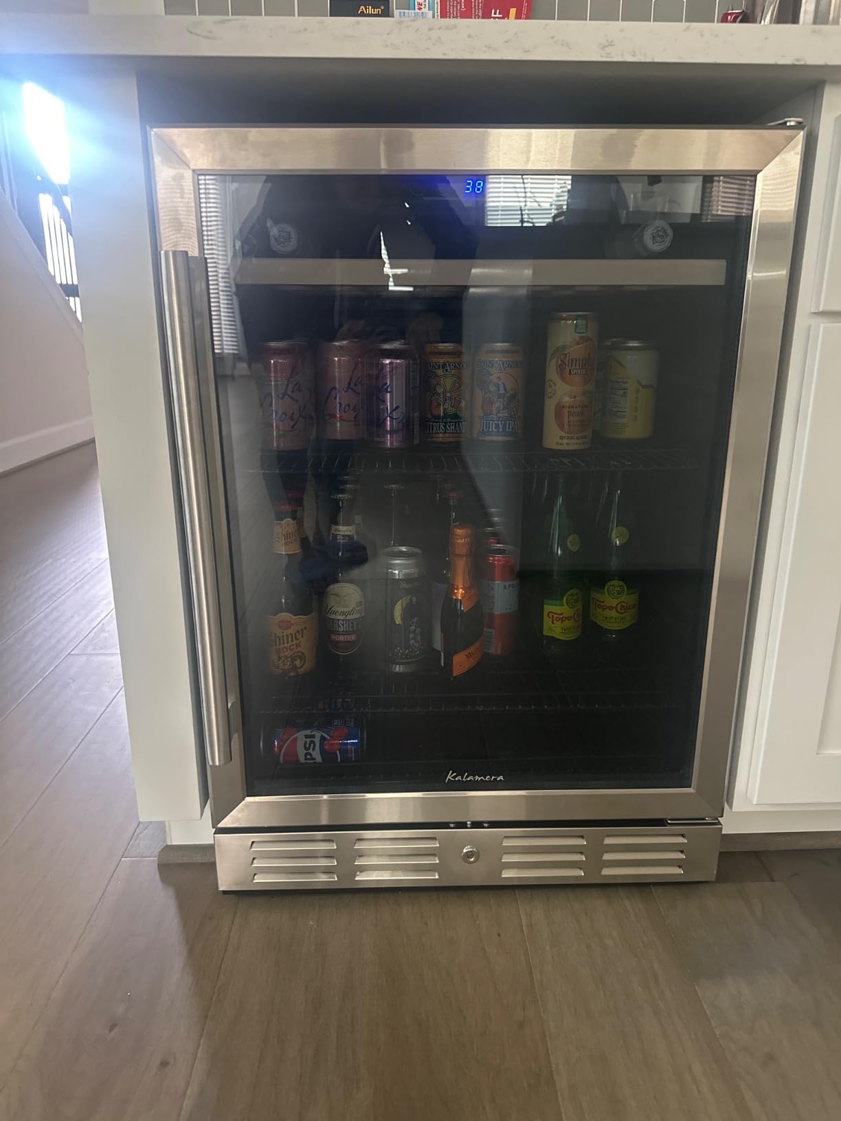 Kalamera 24 inch Wine Cooler, 37 Bottle Dual Zone Built-in or Freestanding customer photo 1