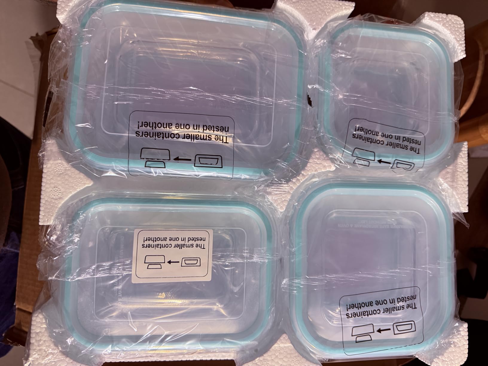 Vtopmart 8 Pack Glass Food Storage Containers with Airtight Lids | Meal Prep Lunch Containers, Leakproof, Leftover Storage, Take-out, Microwave, Oven, Freezer and Dishwasher Safe, BPA Free customer photo 1