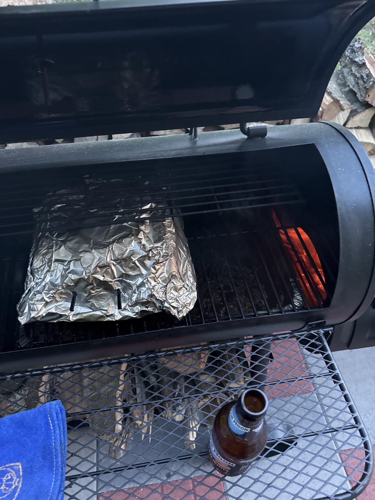 Sophia & William Charcoal Grill with Offset Smoker 512 Square Inches | Outdoor BBQ Grill Offset Charcoal Smoker, Black customer photo 1
