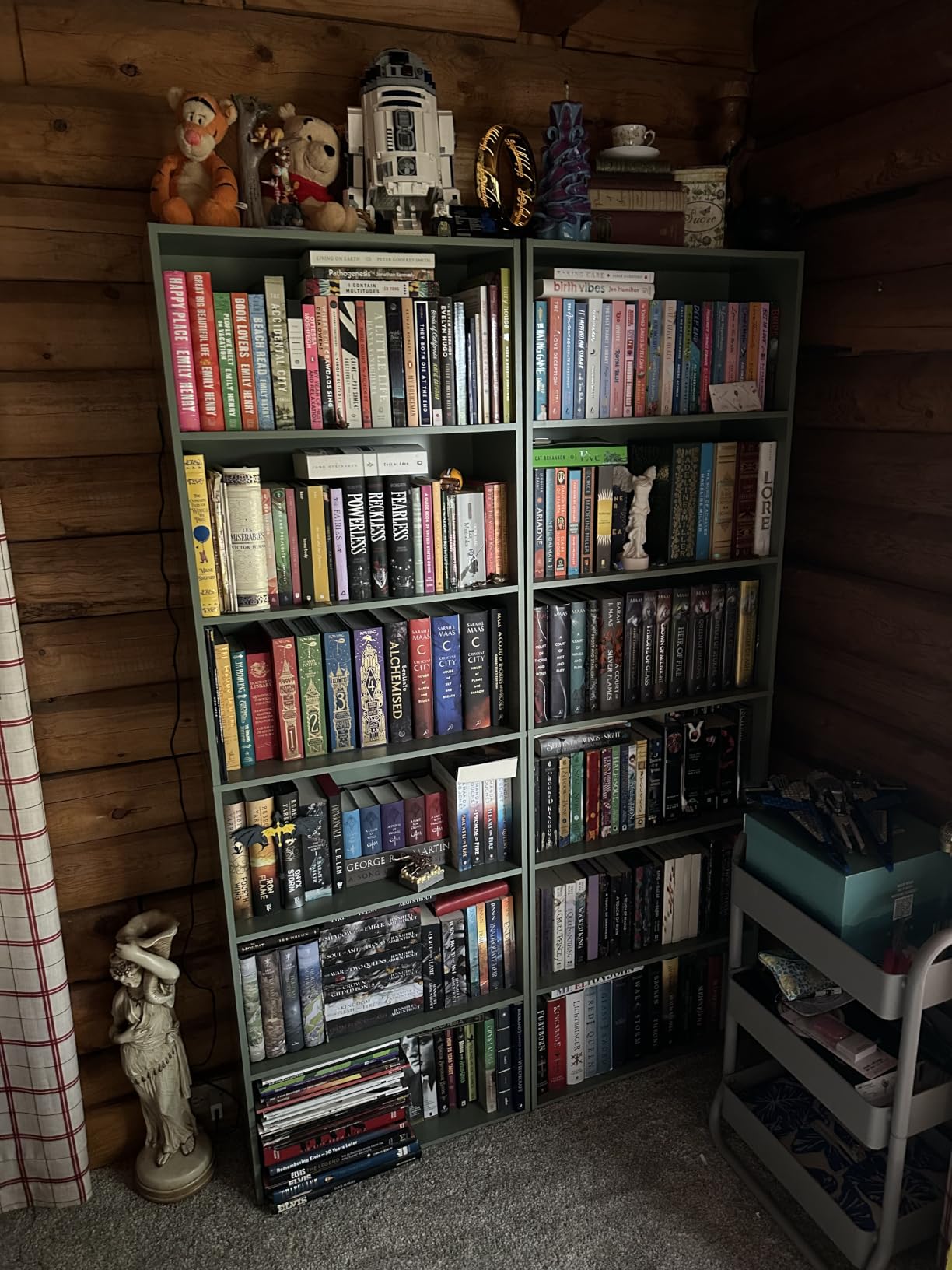 FOTOSOK 6-Tier Open Bookcase and Bookshelf, Freestanding Display Storage Shelves Tall Bookcase for Bedroom, Living Room and Office, White customer photo 1
