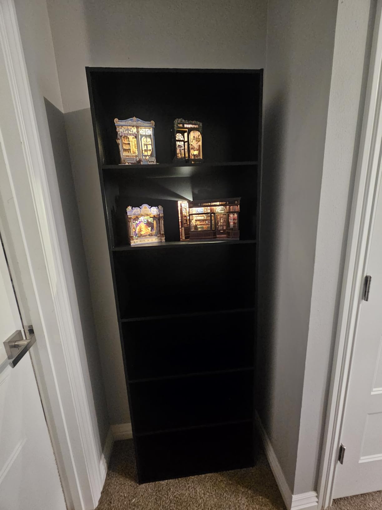 FOTOSOK 6-Tier Open Bookcase and Bookshelf, Freestanding Display Storage Shelves Tall Bookcase for Bedroom, Living Room and Office, White customer photo 2