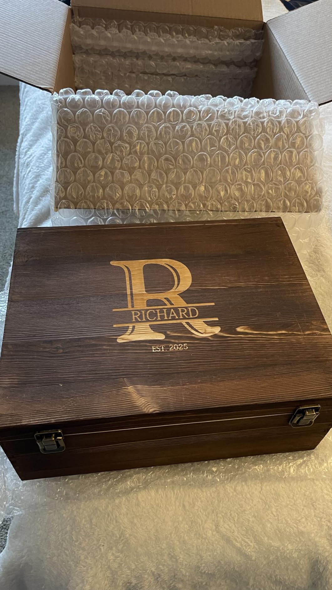 Personalized Rocks Whiskey Decanter and Stones Gift Set customer photo 1