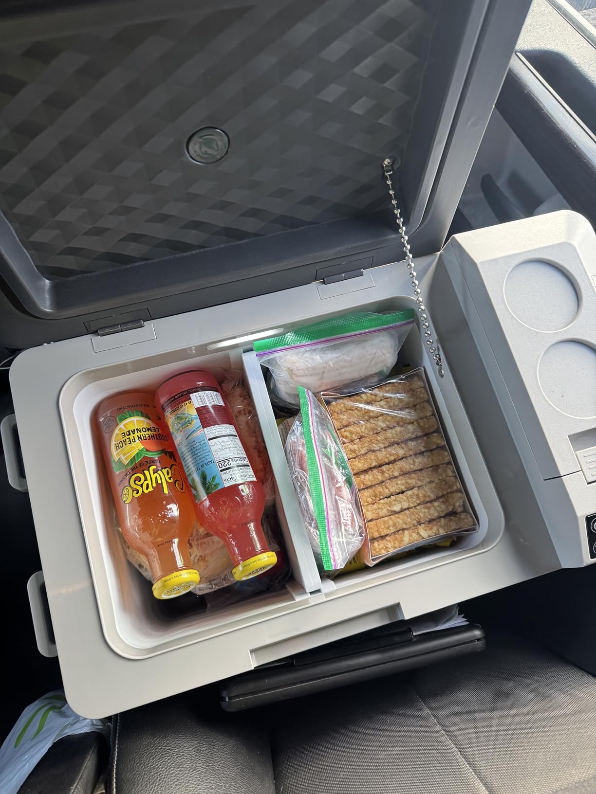 EUHOMY 12 Volt Refrigerator, 24QT(23L) Electric Cooler, Car Fridge APP Control, Car Refrigerator 12/24V DC 100-240V AC, Portable Freezer Usable Battery for Camping, Travel, Truck, Outdoor customer photo 1
