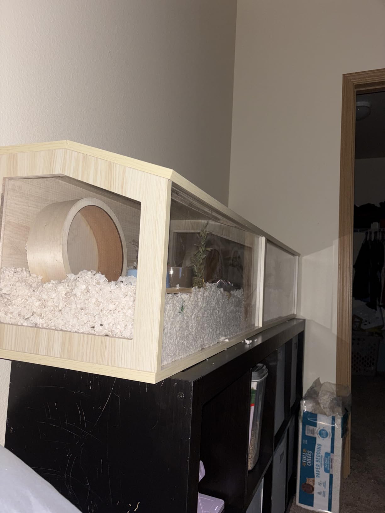 Hamster Cage Chewproof, Large Hamster Cages and Habitats, Openable Top with Acrylic Sheets, Solid Built customer photo 1