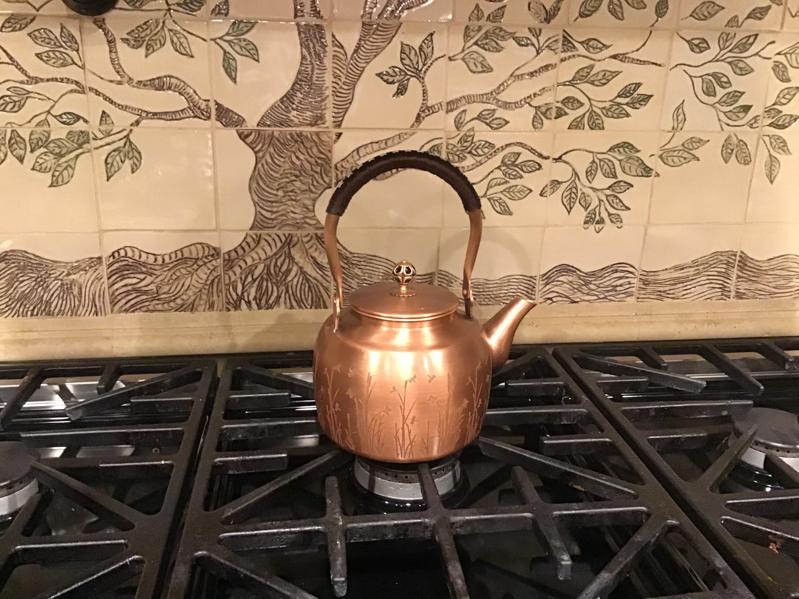 Kkekos Pure Copper Kettle Copper Teapot for Stovetop 1600ml (Type4) customer photo 2