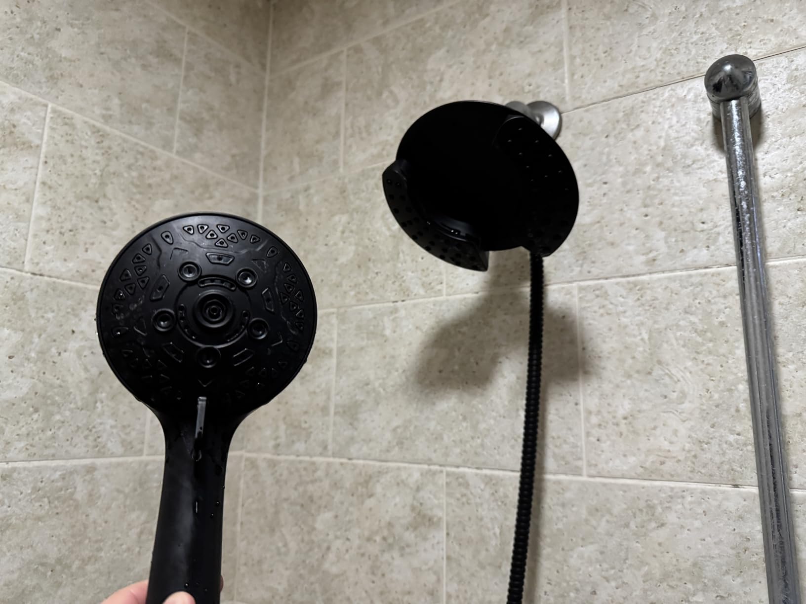 INAVAMZ Shower Head with Handheld High Pressure: Hand Held Shower Head & Rain Shower Head 2-IN-1 Shower Head with 59