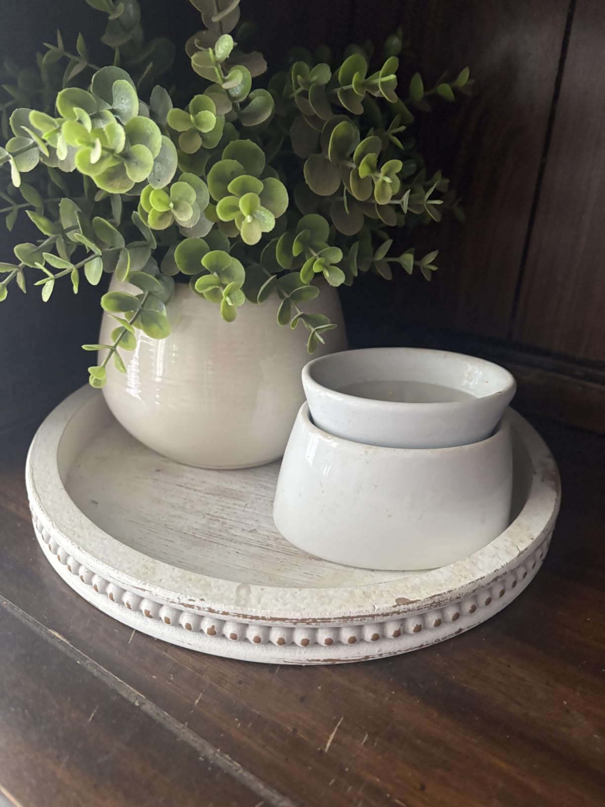Hanobe Decorative Tray for Coffee Table: 11.8